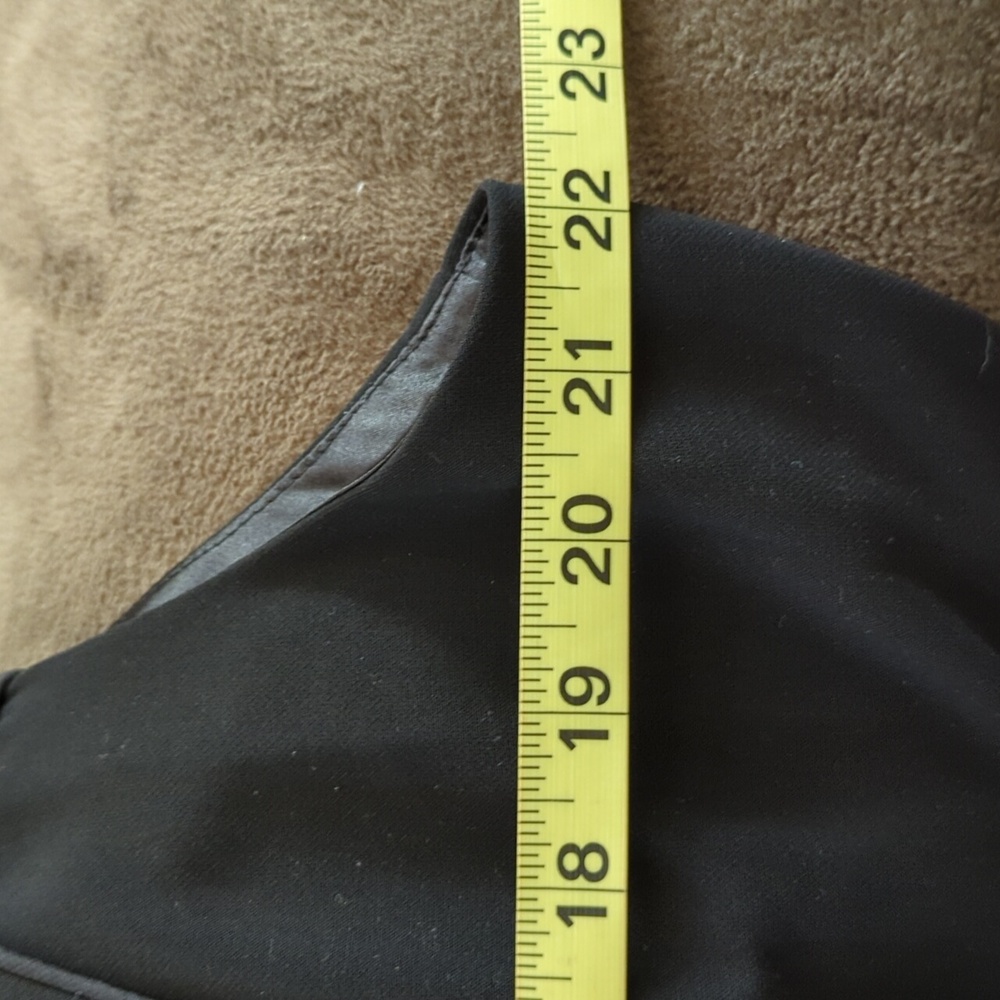 NEW WHBM Black Sleeveless Iconic Double Breasted Trench Dress Size 18 - Picture 11 of 12